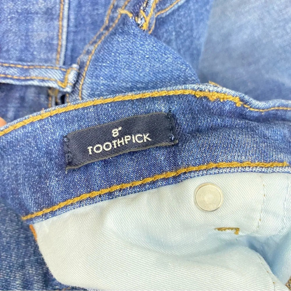 J. Crew Jeans 8” Toothpick Denim Size 29 Stretch Skinny Jeans - Picture 4 of 8